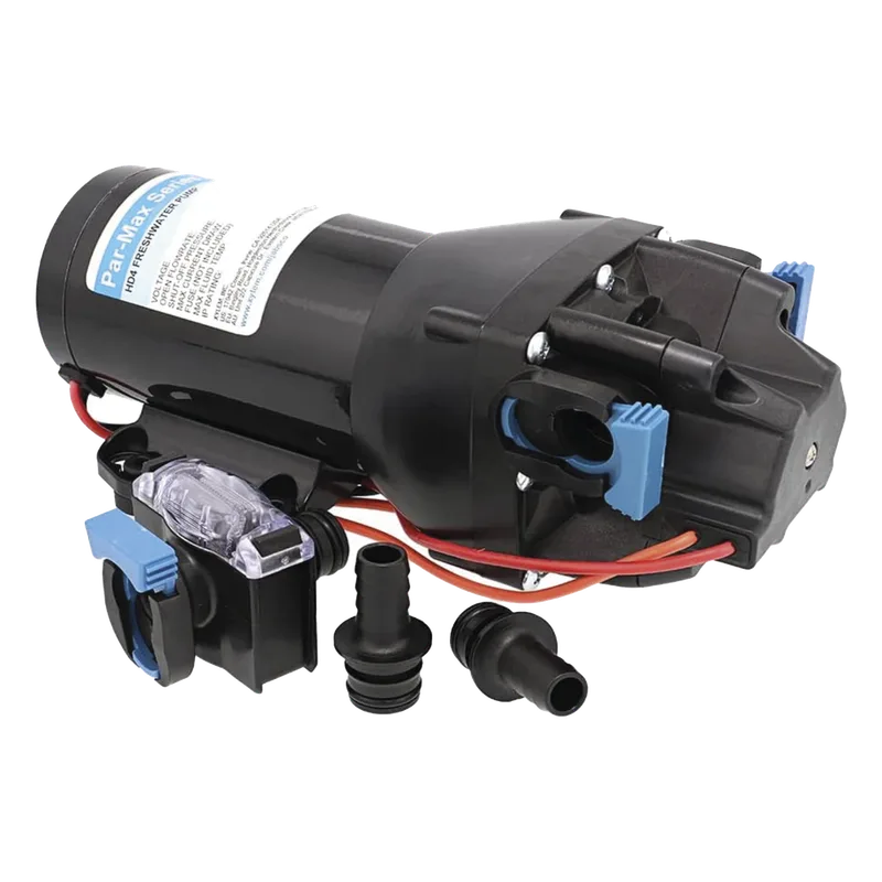Bomba controlada por presión Par Max HD 4' a 24 Vca, alta presión 40 psi 15 lpm / 4 gpm JABSCO Q402J-115S-3A