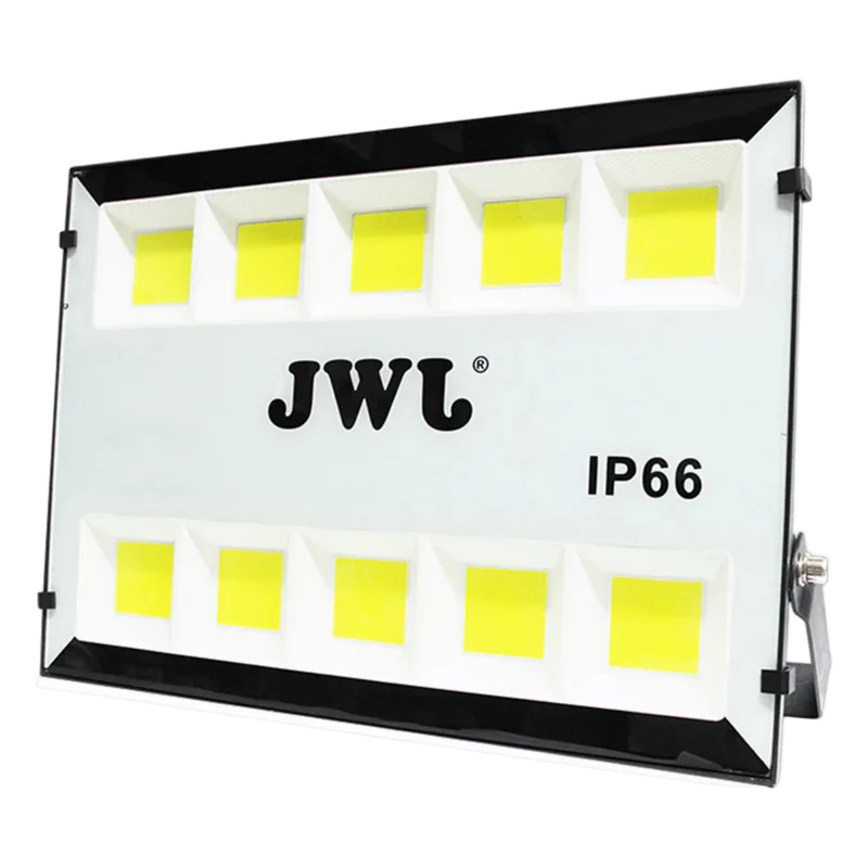 Reflector LED Ultradelgado de 200 W / Dimensiones 390 x 335 mm / 110 - 240 V CA~ 50/60Hz / Ultra delgado / Uso en exterior - interior. JWJ JLREC-200