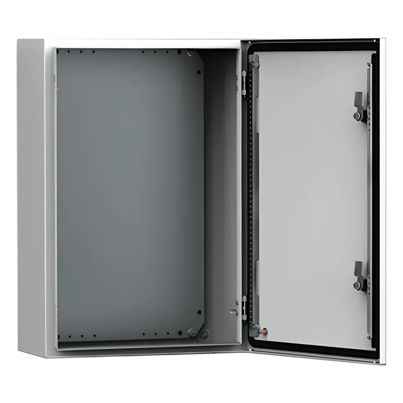 Gabinete de Uso Exterior MAS 600 x 400 x 210 mm (23.62 x 15.75 x 8.27 in) / NEMA 4/12/13 / IP66 / IK10 / Acero Dulce 1.5 mm / Platina de Montaje Incluida / Color Gris Claro HOFFMAN MAS0604021R5
