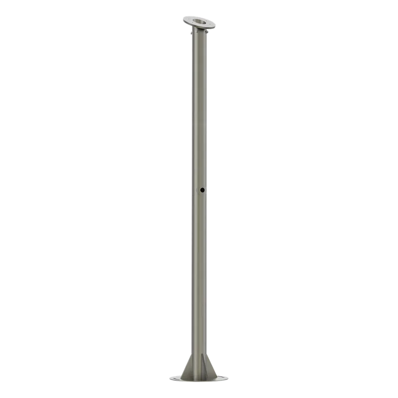 Poste para Cámara ANPR / Compatibilidad con cámara DS-TCG406-E(S),DS-TCG406-E(ER)(2812)/ Altura de 1.5 Metros / Color Gris HIKVISION L1500-X800-R125(TCGX06)