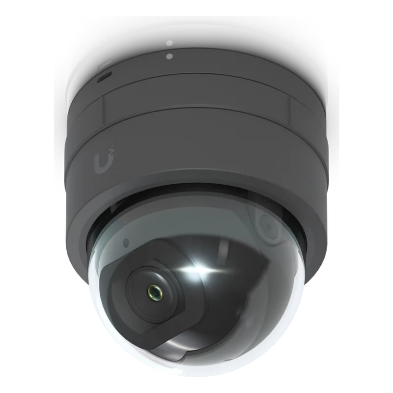 Cámara IP UniFi G5 Domo Ultra Color Negro, Bajo Perfil para Interior, 2K (4MPX), Ángulo Amplio 102.4°, Visión Nocturna IR Hasta 20mts, Detección de Eventos, para Pared o Techo UBIQUITI UVC-G5-DOME-ULTRA-B