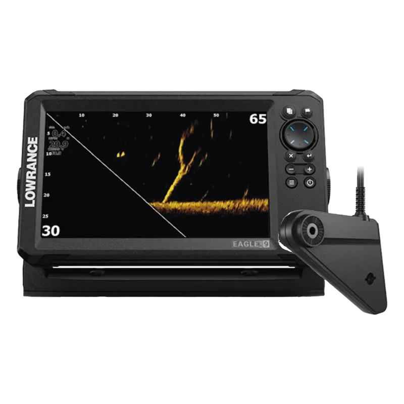 Eagle eye 9 ecosonda en pantalla horizontal IPS de 9 pulgadas, incluye transductor ojo de águila LOWRANCE 000-16130-001