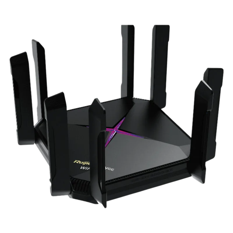 Home Router inalámbrico Wi-Fi 6 MESH , Diseñado para GAMING con doble puerto WAN Gigabit para Sumar Ancho de banda, 4 puertos LAN Gigabit., WI-FI 6 2x2 doble Banda RUIJIE RG-EW6000GX