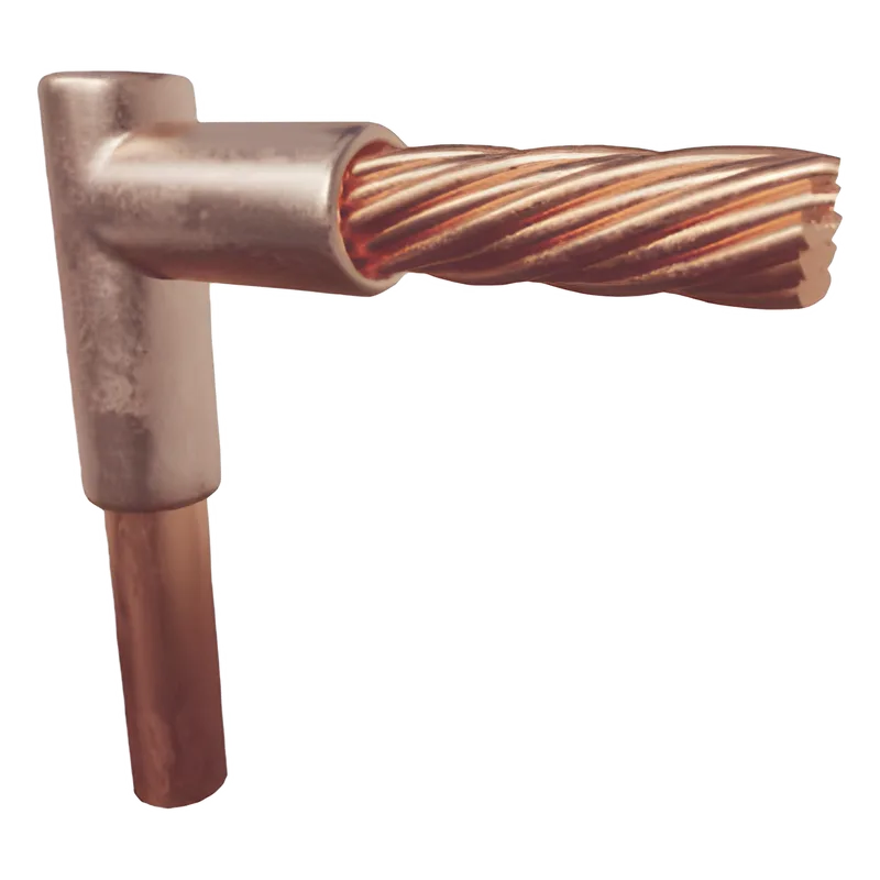 Molde para Soldadura Exotermica Tipo L, tope varilla 5/8 In a Cable 4 Awg TOTAL GROUND TGM-CTV-5/8R-4
