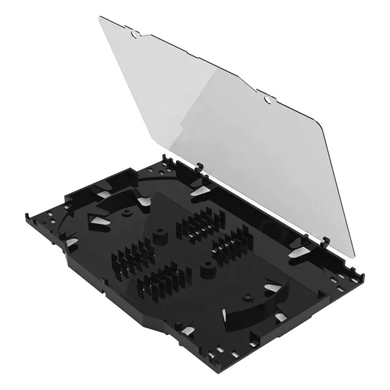 Charola de Empalme para Fibra Óptica, Protección para 24 Empalmes de Fusión o Mecánicos, Compatible con Distribuidor LPODF8024 LINKEDPRO LP-ODF-ST-8024