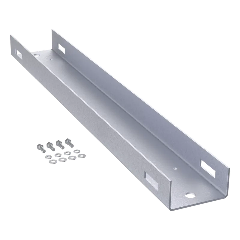 Montaje de Poste Para Gabinetes OSP ComLine de 900 mm de alto (18 UR), De Aluminio, Color Negro HOFFMAN EPMC9