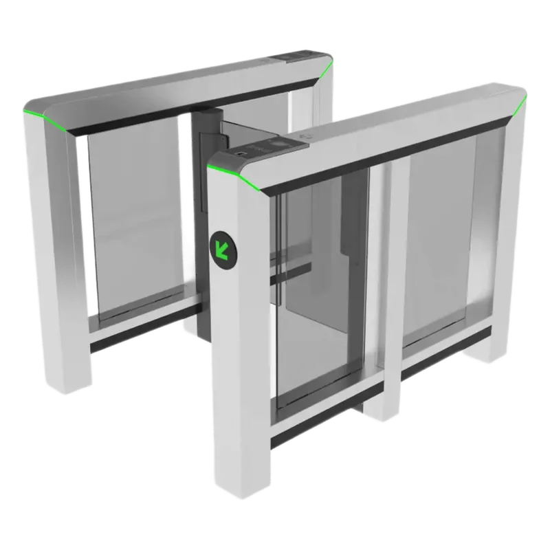 Puerta de Velocidad de un Solo Carril Mars-S1000 Series / Sensor Infrarrojo 8 pares (opción hasta 12) / Controlador PGIC / Acero Inoxidable SUS304 / Panel de Lectura Conmutable / Anti-Seguimiento / Monitoreo Unidireccional / Integración con ZKTECO MARSS1000