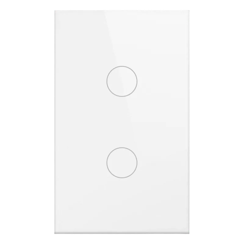 (ZigBee) Apagador switch inalámbrico ZigBee, control de 2 regresos de carga, 110V SMARTHOME BY EPCOM SHS212ZWH