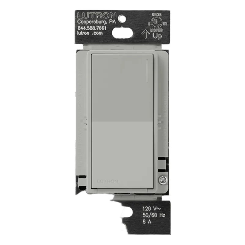 Apagador de pared táctil con neutro para iluminación de 8 A y motores de hasta 5.8 A, Pebble, RadioRA 3 LUTRON RADIORA 3 RRST8ANSPB
