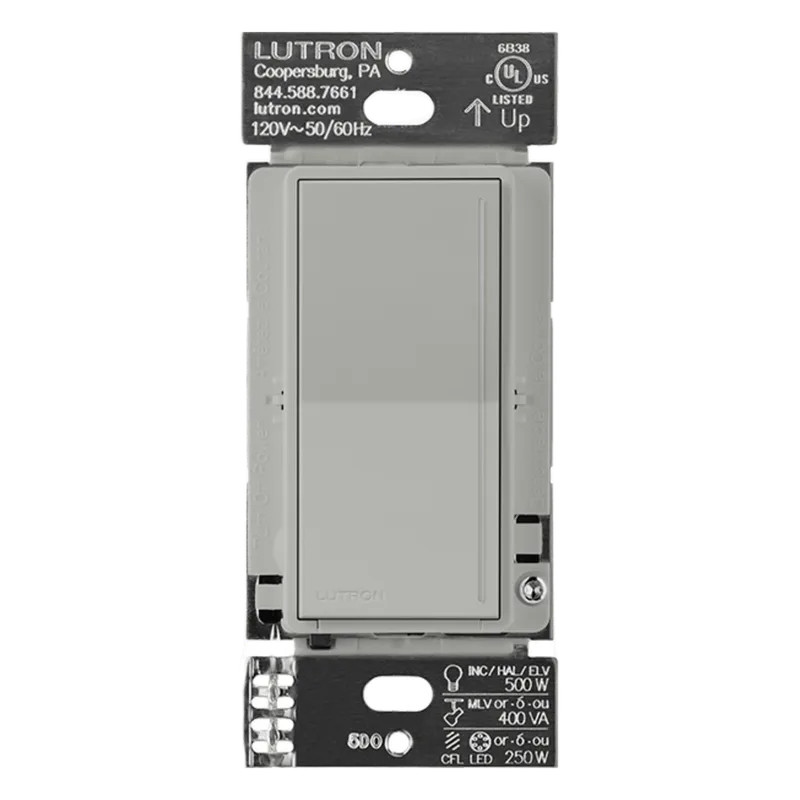 Atenuador auxiliar de pared para control multilocación 3 vías, complemento del dimmer principal Sunnata RadioRA 3 LUTRON RADIORA 3 RRSTRDPB