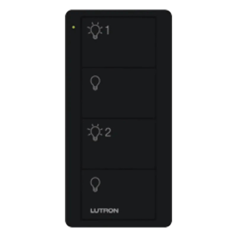 Control Pico de 4 botones para iluminación, inalámbrico Clear Connect, compatible con Caseta Wireless y RadioRA 2 LUTRON ELECTRONICS PJ24BTMNL21