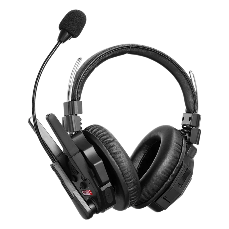 Intercomunicador Inalámbrico Binaural / Cancelación de Ruido IA / Rango 500 m (1640 ft) / Bluetooth 5.0 / Batería 1050mAh / Resistente a Lluvia TXPRO TXMAX1