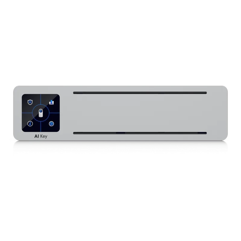 UniFi Protect AI Key / Analizador con inteligencia artificial para identificar eventos en grabaciones de cámaras UniFi / Búsqueda con lenguaje natural / hasta 1800 detecciones inteligentes por hora / 1 puerto GbE PoE++ UBIQUITI AI-KEY