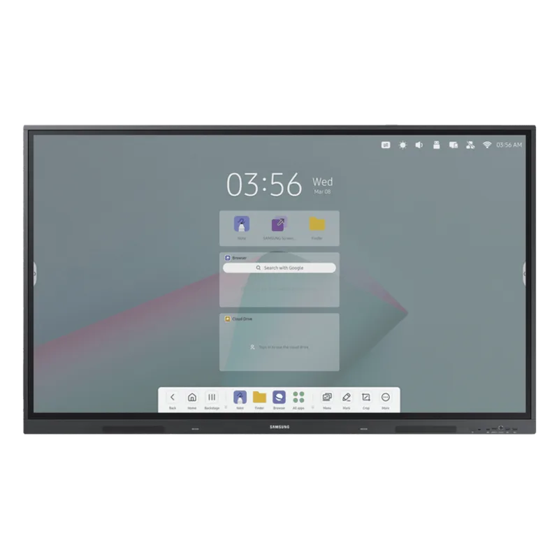 Pantalla Interactiva 75" / Resolución 4K UHD (3840x2160) / Táctil IR / Brillo 400 nits / Android 14 EDLA / WiFi y Bluetooth / Compatible VESA 800x400 SAMSUNG ELECTRONICS WA75F