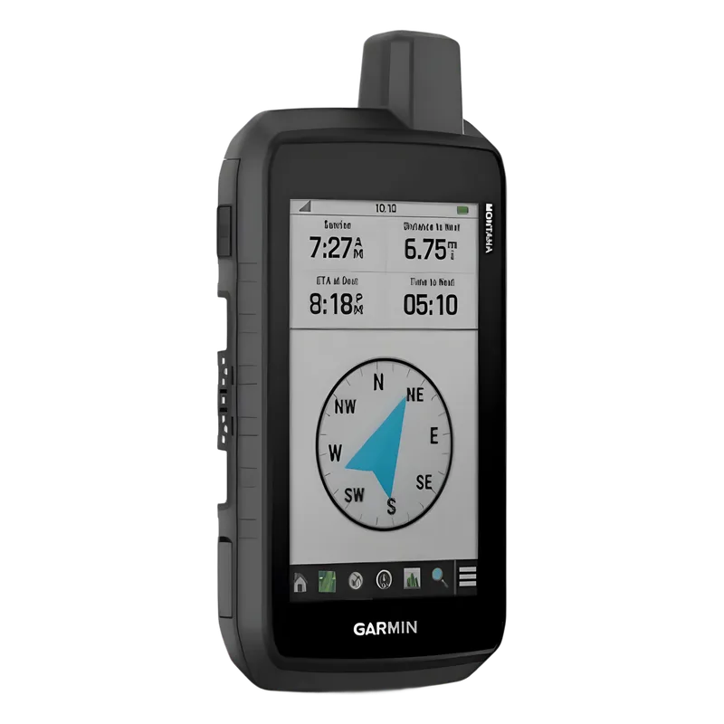 Montana® 710 / Pantalla Táctil WVGA 5" / Vidrio Químicamente Reforzado / Resistencia al Agua IPX7 / MIL-STD-810 / Batería Ion Litio Hasta 24 horas / Sensores GPS-GLONASS-Galileo / Interfaz USB-C / Map GARMIN 10-02963-00