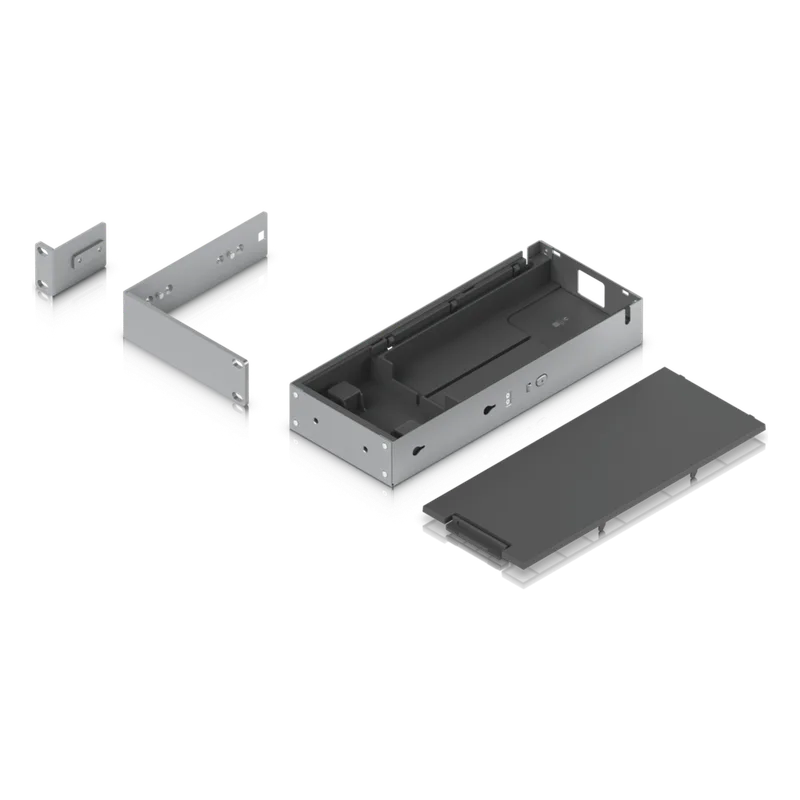 Kit para instalar en rack switches USW-PRO-MAX-16-POE o USW-PRO-MAX-16, 1UR, con base para fuente de alimentación y cable UBIQUITI UACC-PRO-MAX-16-RM
