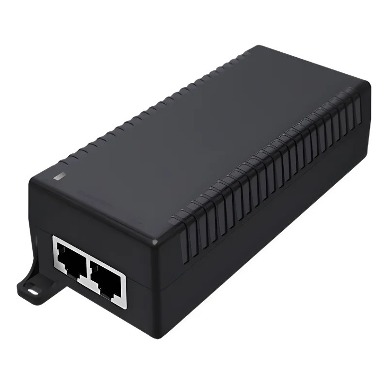 Inyector Hi-PoE 60W / 2.5 Gigabit Ethernet / 2 Puertos 2.5GBASE-T / Alimentación de Alto Rendimiento / Plug & Play / Sobremesa o Pared WI-TEK WI-POE65-2.5G-60W