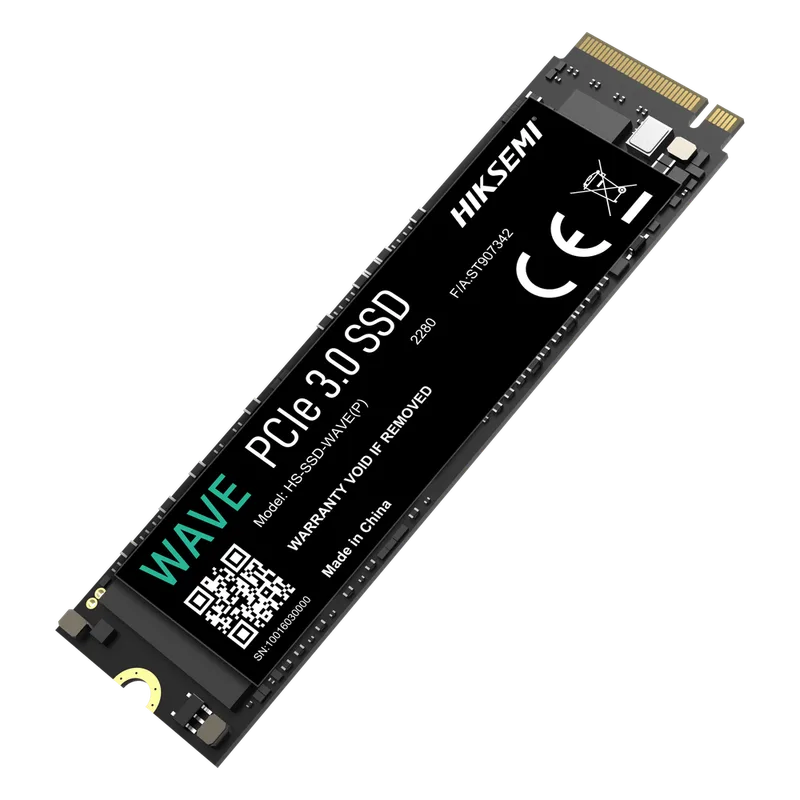 SSD M.2 NVMe PCIe 3.0 / 512 GB / 2500 MB/s Lectura / 1025 MB/s Escritura / 3D NAND / M.2 2280 HIKSEMI by HIKVISION HS-SSD-WAVE(P)/512G