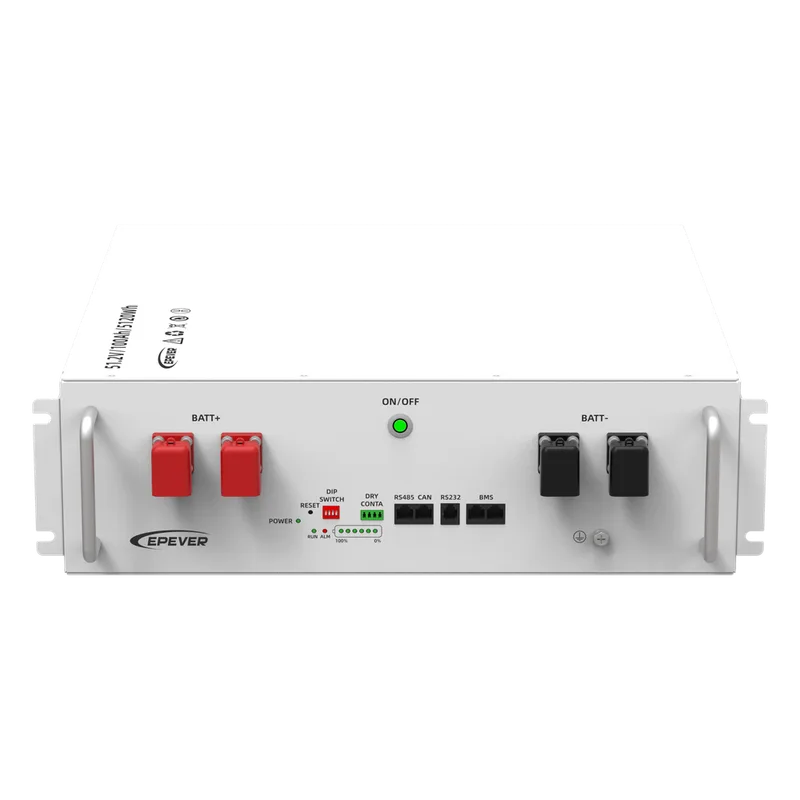 Batería de Litio LiFePO4 51.2Vcc, 5.12Kwh, 4UR EPEVER LFP100EP51.2V2