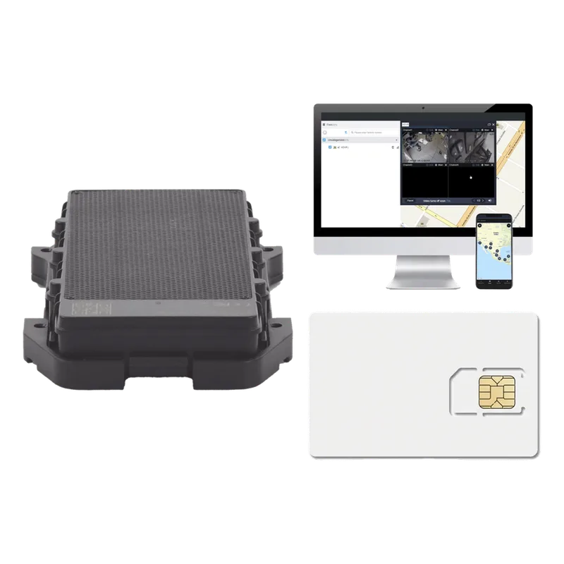 KIT Localizador 4G con carga solar / Semiautónomo / Rastreo de contenedores / Cajas de tráiler / Alarma de sabotaje audible / Incluye Licencia vitalicia EPCOMGPSCODE y SIM de datos SIM500MB2Y JIMIIOT LL303KIT2