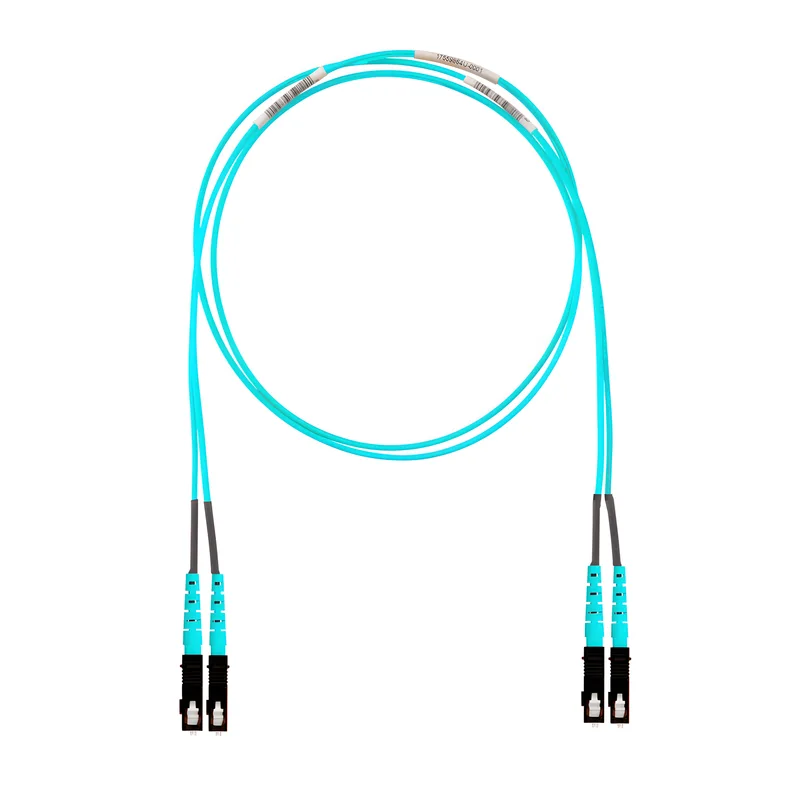 Jumper de Fibra Óptica Multimodo 50/125 OM4, SC-SC Duplex, OFNR (Riser), Color Aqua, 3 Metros (9.84 Pies) PANDUIT FZ23RSNSNSNM002