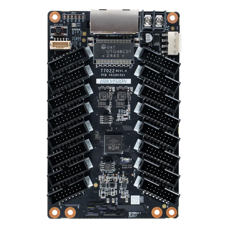 Tarjeta Receptora 16 Puertos / Carga Máxima 512×512 Píxeles / 16 Bit Nivel de Gris / Corrección de Cromaticidad Punto a Punto / Ajuste Gamma RGB Independiente / Compatible con 3D HIKVISION DS-DR32H-16/U