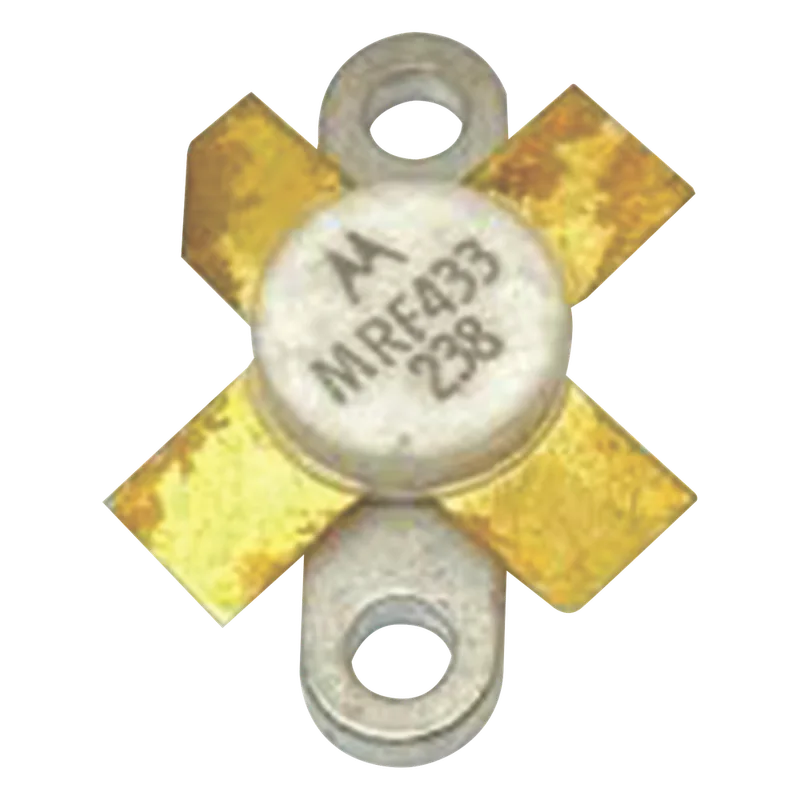 Transistor de Silicio NPN, 2-30 MHz, 12.5 Vcc, 12.5 Watt, 211-07. MRF433