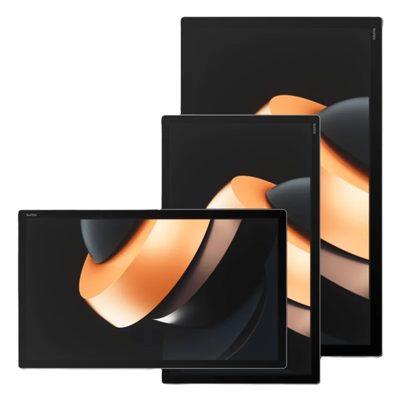 Pantalla Interactiva SUNMI FLEX 3 22" / Diseño Modular / Procesador Qualcomm Octa-Core 2.4 GHz / Pantalla Capacitiva Multi-Touch FHD 400 Nits / Inclinación 15° a 80° / IP54 / NFC / Bluetooth 5.0 / POE / Android 13 FLEX322SV