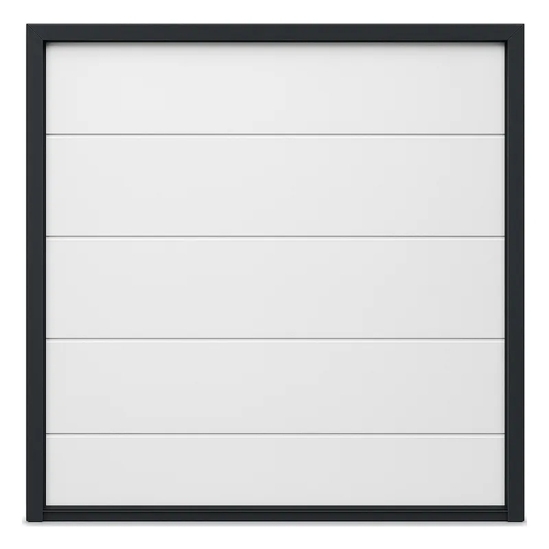 Puerta de Garage de Alta Calidad / Linea Central / Color Blanco 20x8 pies, AISLADA, Estilo Americana. ACCESSPRO APDOOR-208