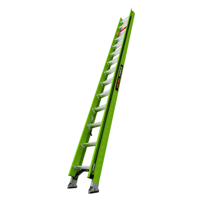 Escalera de Extensión de Aluminio + Fibra de Vidrio Hasta 8.5 m. !La Más Liviana del Mundo! (No. Parte: 18728) Little Giant Ladder Systems HYPERLITE28IA