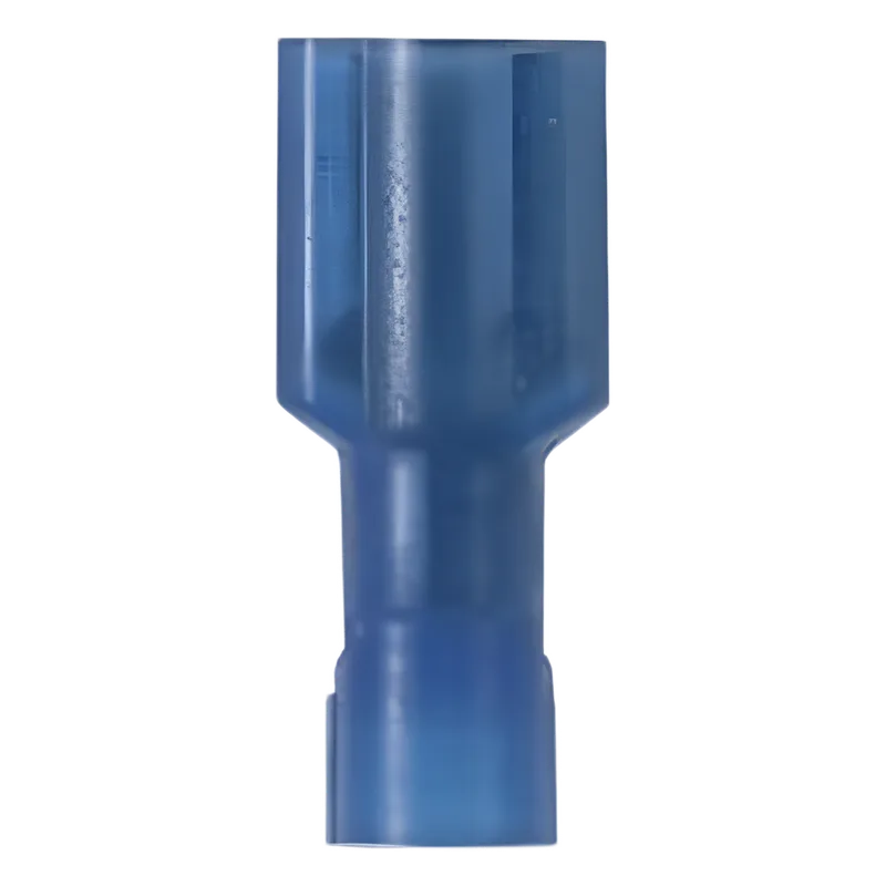 Terminal de Desconexión Hembra Pan-Term™ a 90º, Color Azul, Nylon, para cable 14-16 AWG, 0.250 x 0.032 " (6.3 x 0.8mm) PANDUIT DNF14-250FI-L
