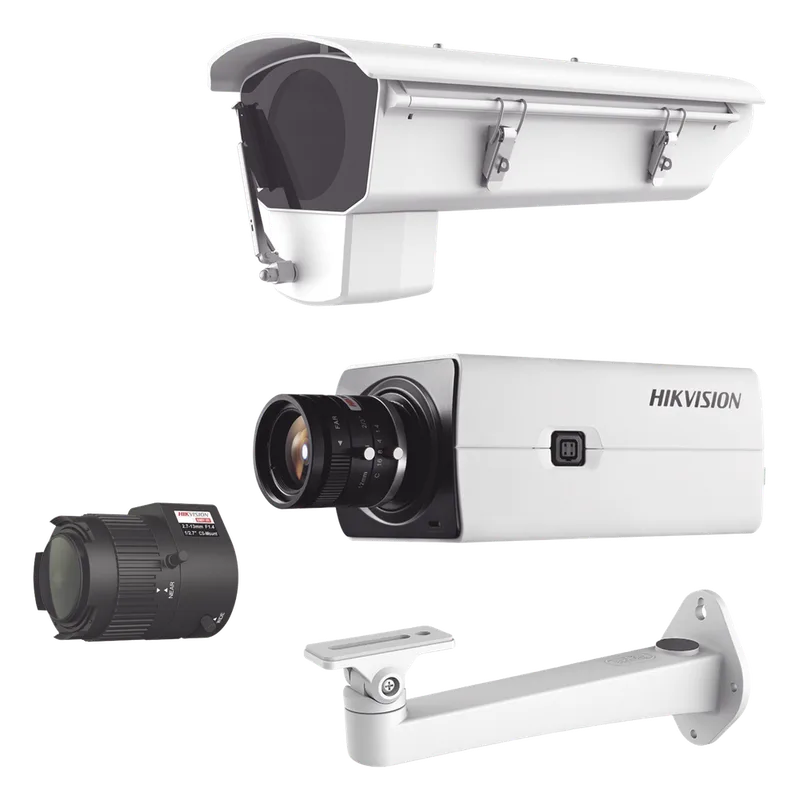 Kit de Cámara IP con Gabinete para Cuartos Frios con Ventilador, Calefacción y Parabrisas Incluye Lente varifocal HIKVISION KITCAMREF