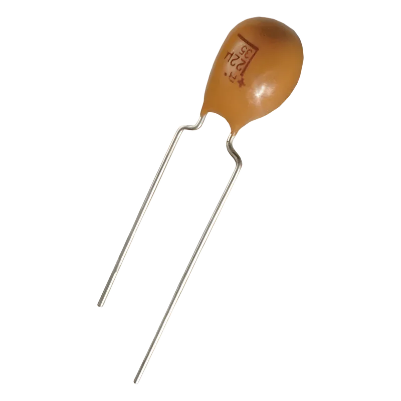 Capacitor de Tantalio de 2.2uF, Emplomado sólido de 25V PARTS TAP-225K-025SCS