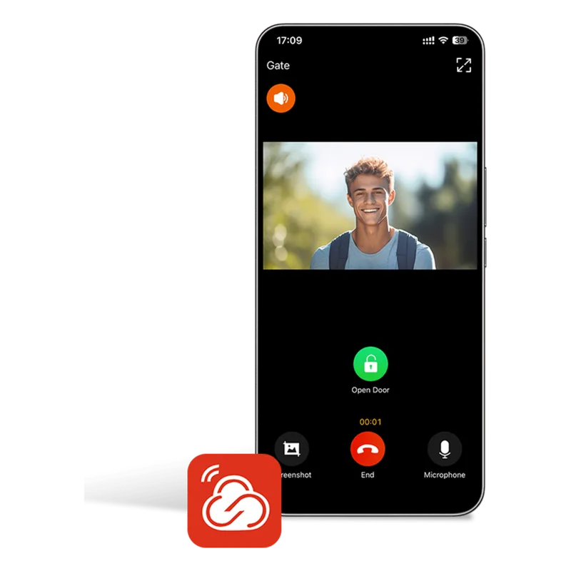 Licencia Permanente, Un Usuario Principal y 4 usuarios adicionales para App Fanvil Link , Monitoreo, Apertura Remota, Creación de Códigos QR FANVIL-BCS