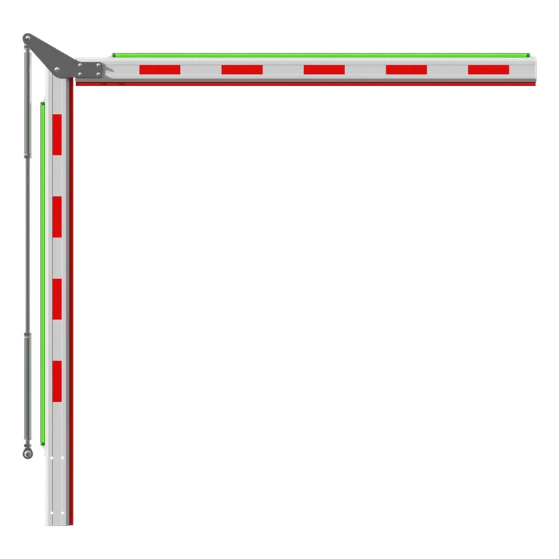 Brazo Articulado 3 mts (1.5+1.5) con Iluminación para Barreras Hikvision Serie DS-TMG320 307500825