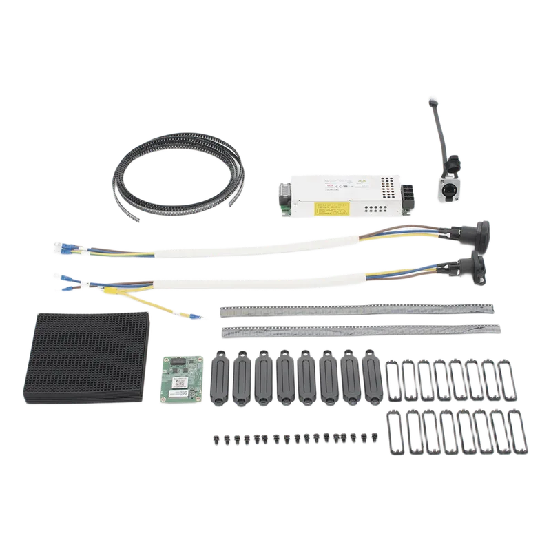 Kit de Refacciones/Accesorios para Paneles LED Hikvision de Renta 3.9mm / Compatible con Paneles de 500 mm x 1000 mm DS-D4739C/A2