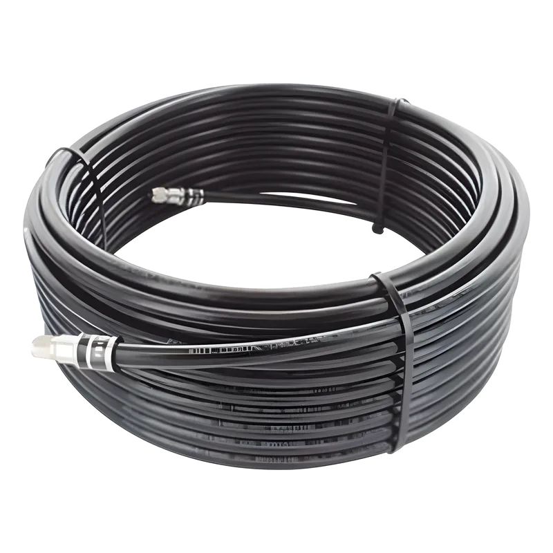 Jumper Coaxial / Tipo RG58 / Color Negro / Conectores BNC RFB11062ST / 29 Metros (95.14 Pies) VIAKON RG-58-BNC-29