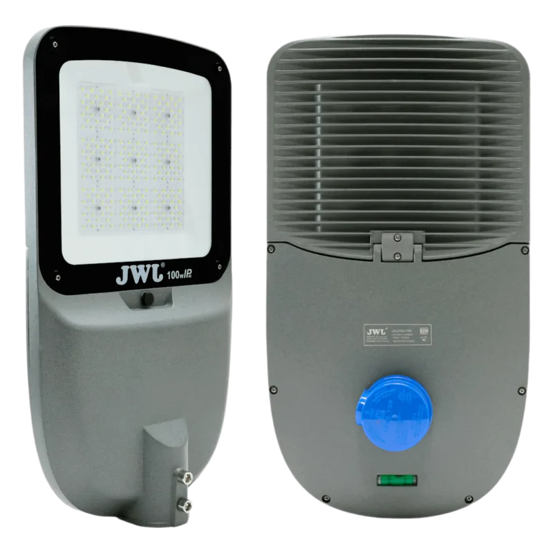 Luminario Urbano con Fotocelda / 100W / Flujo Luminoso 16 000 lm / Ángulo de Luz 105°-135° / IP65 / Montaje en Poste o Brazo / Vida Útil 50 000 h. JWJ JALP-03-100