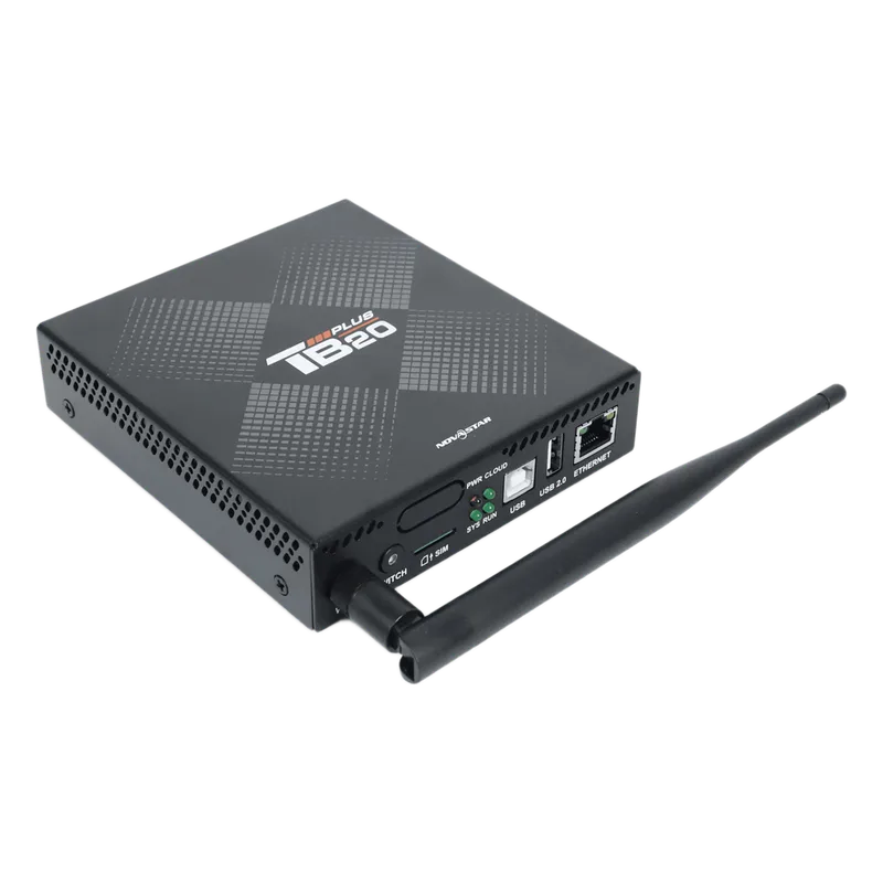 NovaStar TB20 Plus / Reproductor Multimedia / Videowall LED 650K Píxeles / 4K H.265 / Android 10 / Wi-Fi + Ethernet Gigabit / 2GB RAM 32GB / Audio Estéreo / IP20 TB20PLUS