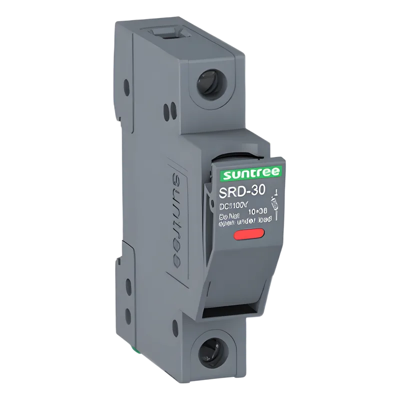 Porta Fusible CD 1000V 1 Polo Riel Din SUNTREE SRD-30