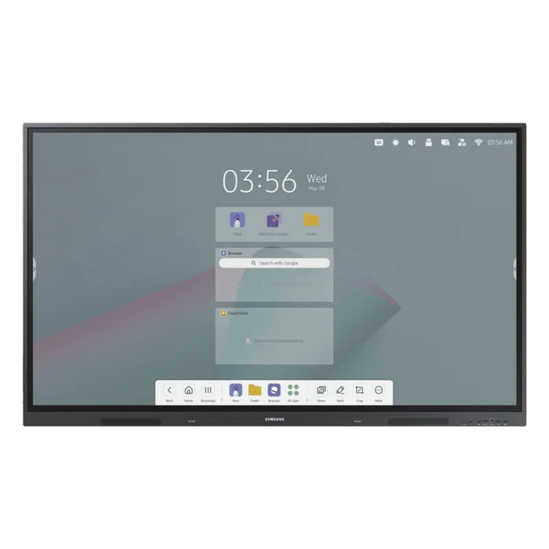 Pantalla Interactiva 65" / Resolución 4K UHD (3840x2160) / Táctil IR / Brillo 400 nits / Android 13 / WiFi 5 y Bluetooth 5.2 / Compatible VESA 600x400 SAMSUNG ELECTRONICS WA65F