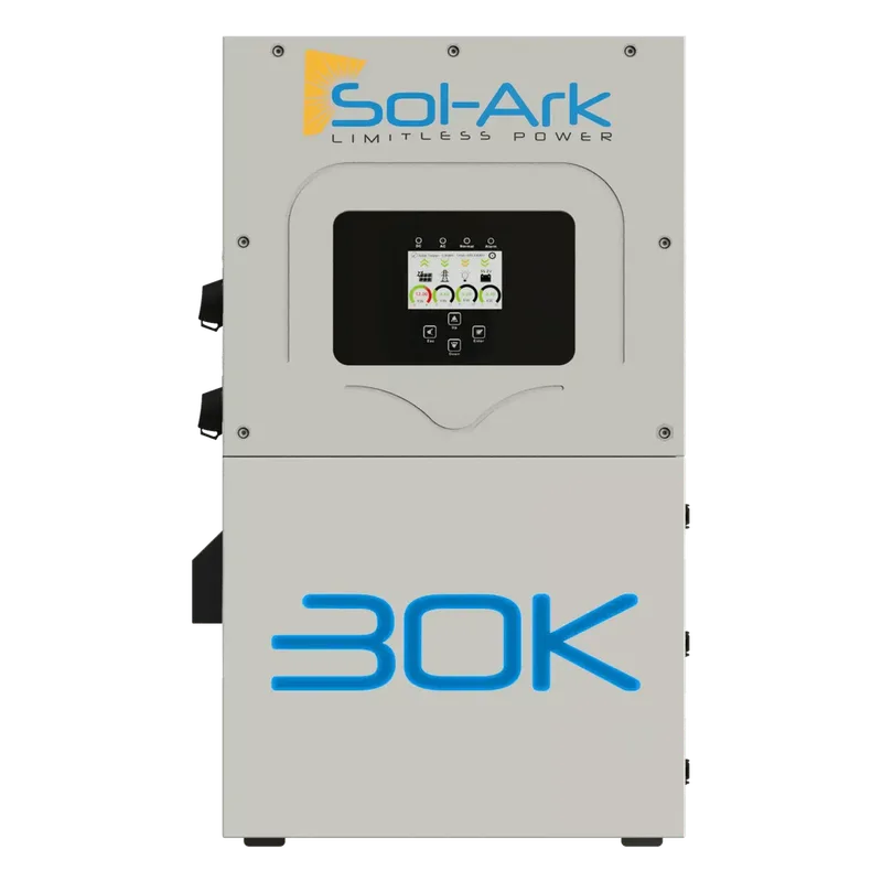 Inversor Hibrido Interactivo SOL-ARK, 30 Kw, 220 Vcc, 3 Fases, IP65, 160-500 Vcc baterias 30K3PN208V