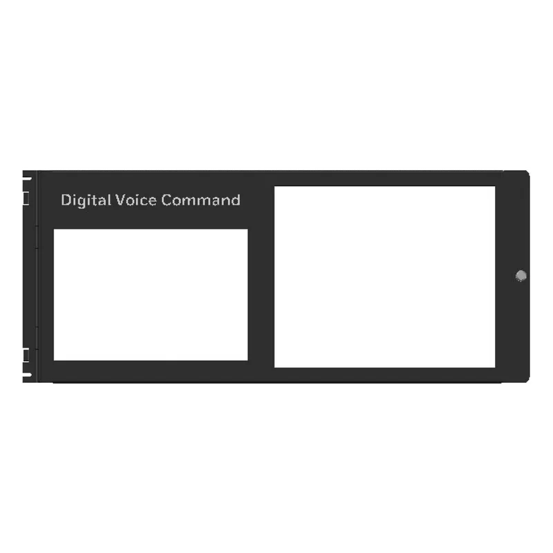Panel de revestimiento de audio con aberturas para micrófono, teléfono y teclado, para chasis C5A-M en gabinetes CAB-5 de NOTIFIER DPA-C5