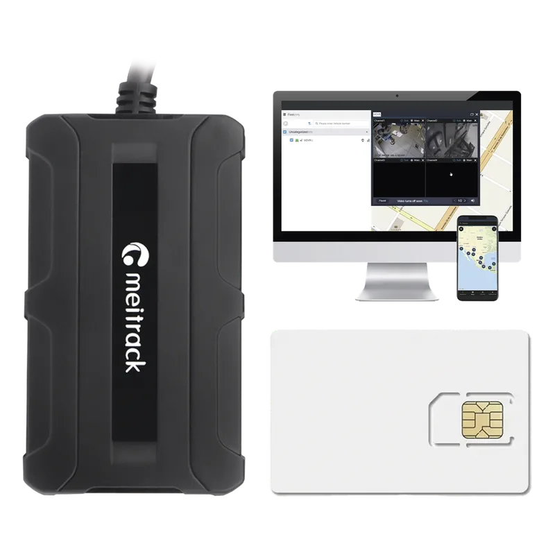 KIT de rastreador vehicular (GPS) IP67 Ideal para Motocicletas y Vehiculos con conectividad 2G y 4G/licencia anual de EPCOMGPSCODE y sim anual SIM600MB1Y MEITRACK T711LKIT