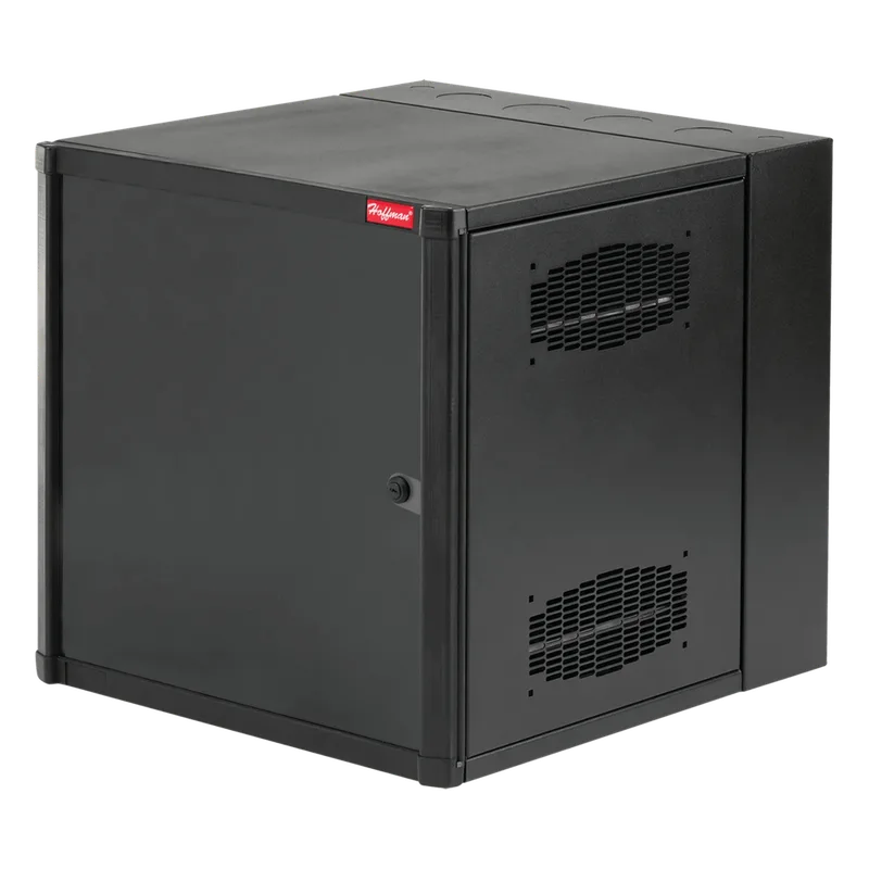 Gabinete AccessPlus de 19 UR Montaje en Pared de 19in / Doble Bisagra / Puerta Sólida de Acero / 915 mm de Alto x 600 mm de Ancho x 637 mm de Profundidad / Color Negro PANDUIT EWMS362425