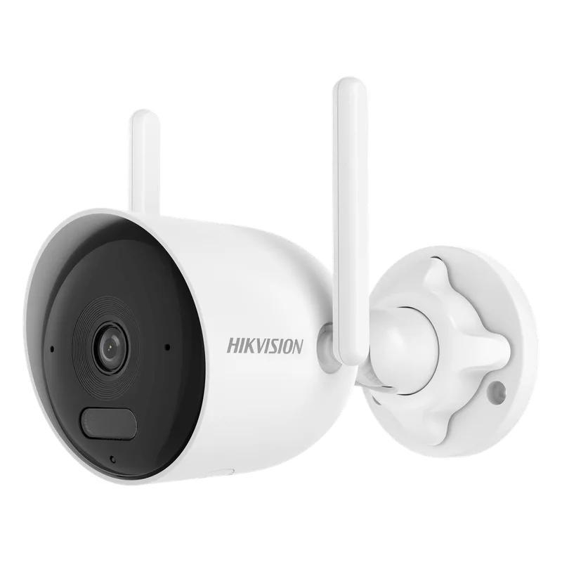 Bala IP 4 Megapixel / Lente 2.8 mm / Dual Light (30 mts IR + 30 mts Luz Blanca) / Wi-Fi / ACUSENSE / Audio Bidireccional (Micrófono y Bocina) / IP66 / dWDR / HIKVISION DS-2CFW04