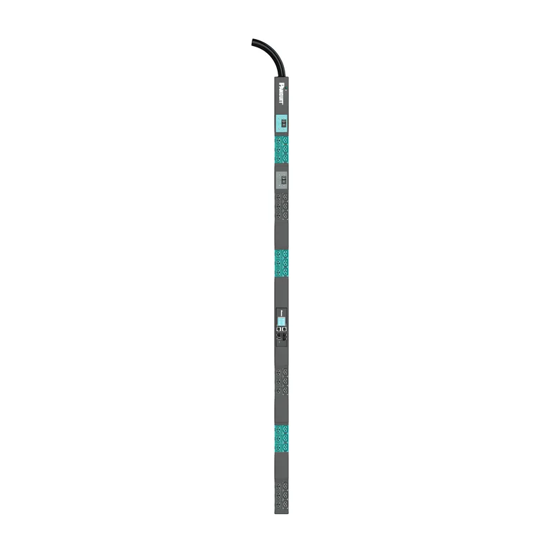 PDU EL2P Inteligente Monitoreable (MI) para Distribución de Energía, Enchufe de Entrada NEMA L6-30P, Con 18 Salidas C13/C15 y 18 C13/C15/C19/C21, de Instalación Vertical, 208 Vca, 30 Amp PANDUIT E36D25L