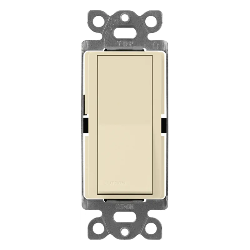 Apagador de cuatro vías línea Claro, 15 A, 120/277 V, no atenuable, color sand LUTRON ELECTRONICS SC4PSSD