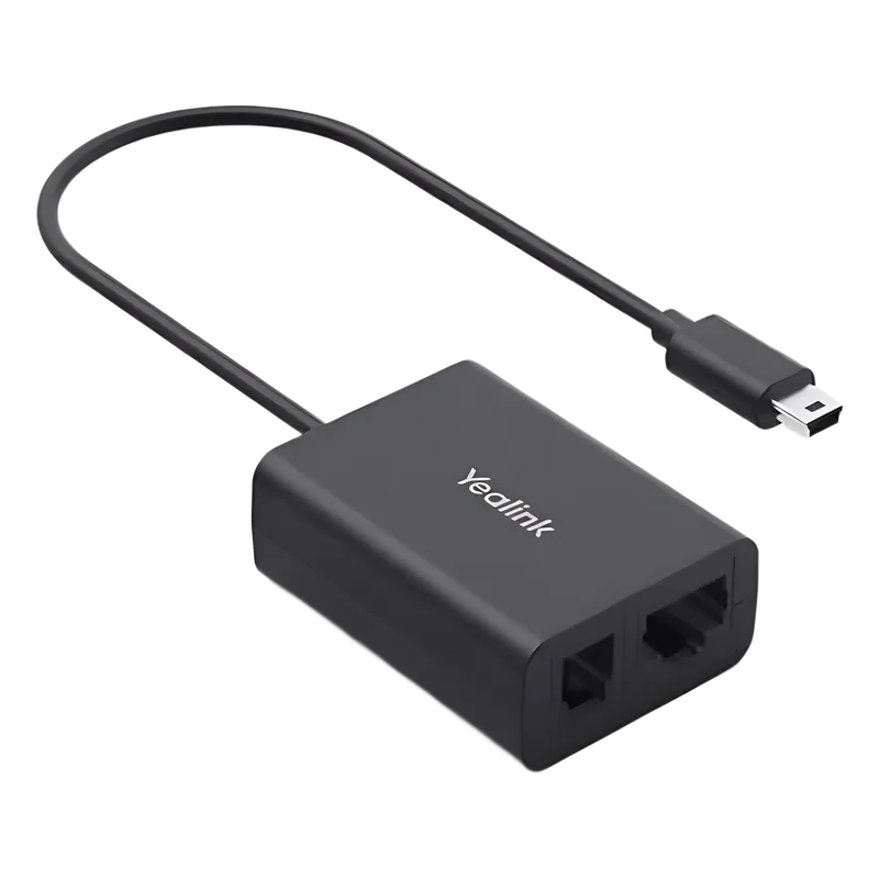 Adaptador EHS Para Diademas Inalámbricas DECT de Yealink Compatible con diversas marcas de Telefonos IP EHS-62