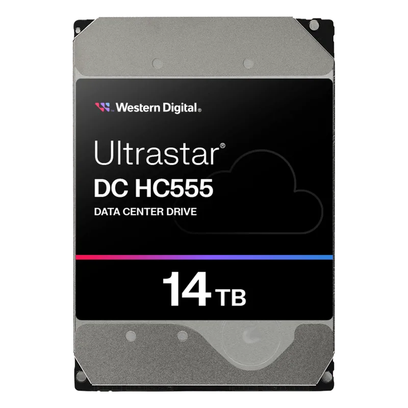 Disco Duro Empresarial WD Ultrastar HC555 14 TB | SATA 6Gb/s | 7200 RPM | 3.5" Western Digital (WD) WUH722014CLE6L4